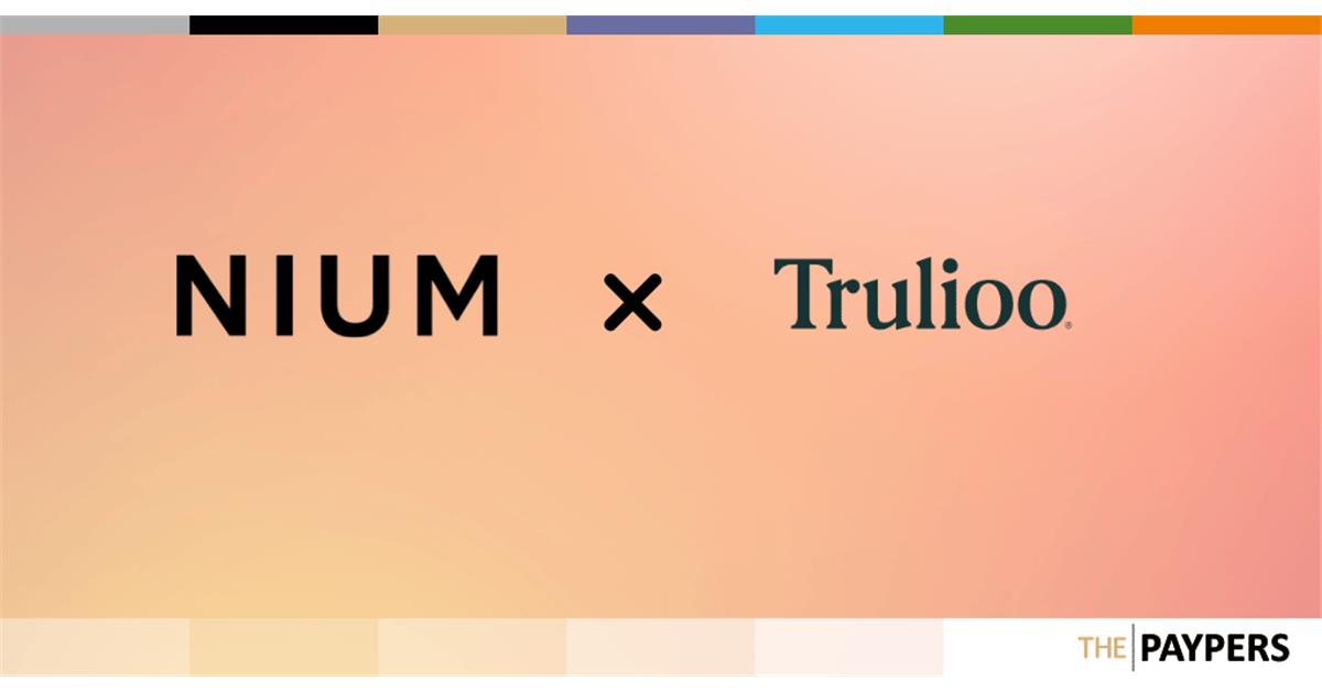UK-based Trulioo has announced that it joined forces with Nium, a real-time cross-border payments provider, allowing the latter to integrate its Person Match identity verification feature. 