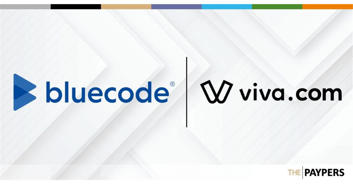 Austria-based payment brand Bluecode has entered into a strategic partnership with European technology bank Viva.com.