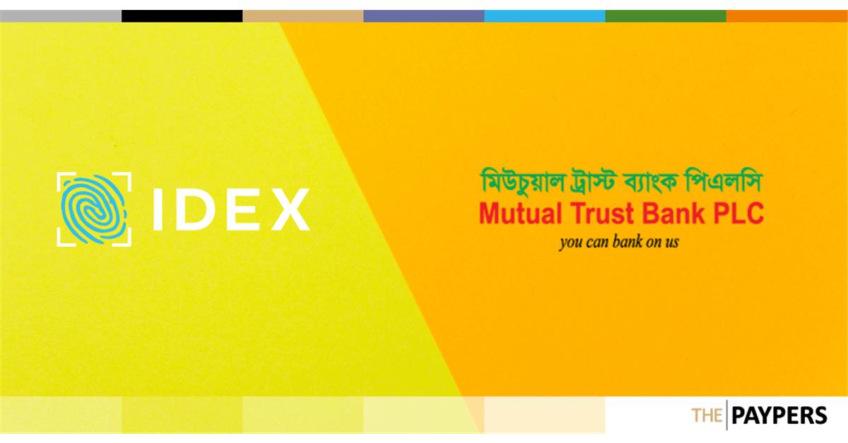 Bangladesh-based Mutual Trust Bank (MTB) has announced its plans to launch biometric payment cards based on IDEX Pay, IDEX Biometric’s solution. 