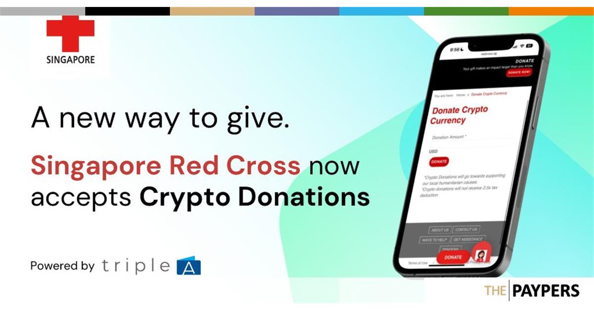 Singapore Red Cross has partnered with Triple-A to accept donations in various cryptocurrencies such as Bitcoin and Ethereum.