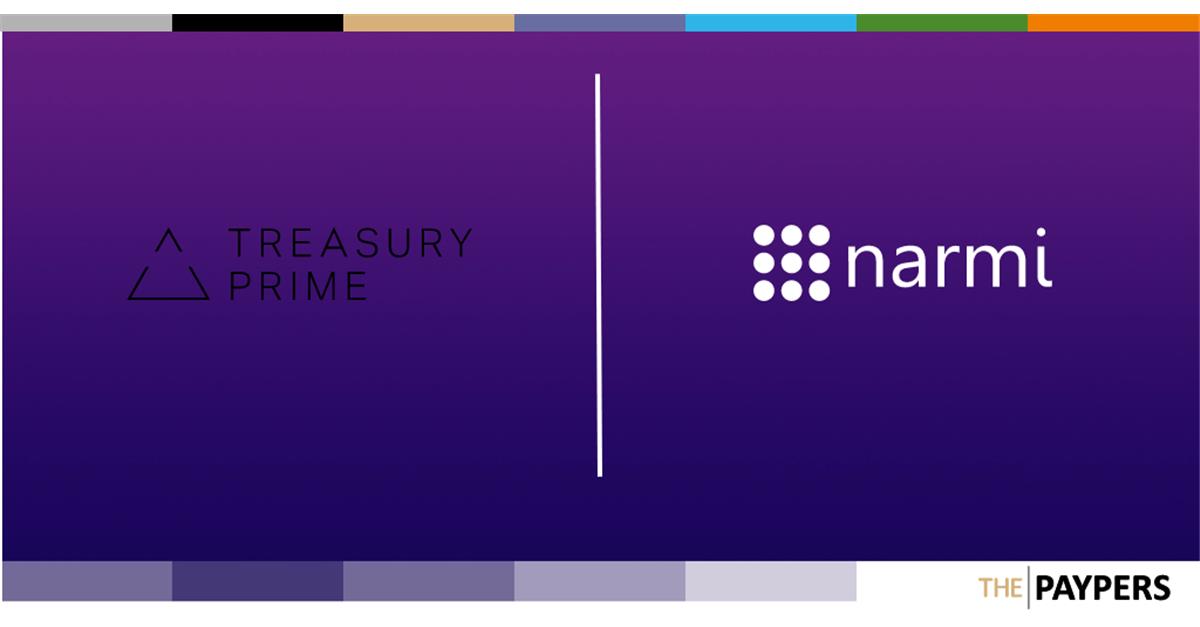US-based software company Treasury Prime has announced its strategic partnership with Narmi aiming to allow its customers to send and receive money instantly. 