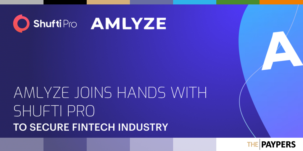 AMLYZE has formed a strategic partnership with identity verification service provider Shufti Pro to enhance its anti-financial crime solutions.