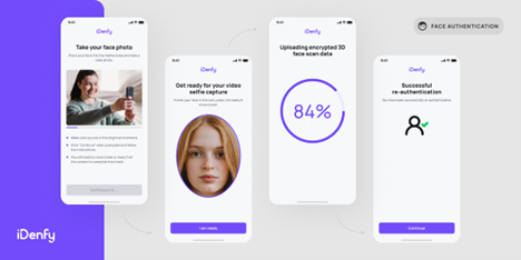 iDenfy adds Face Authentication