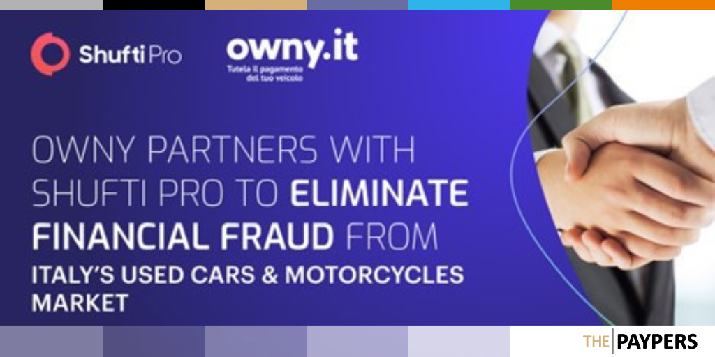 Owny teams up with Shufti Pro to prevent fraud in Italy’s used vehicles market