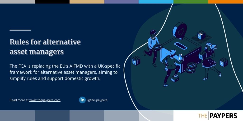 Rules for alternative asset managers
