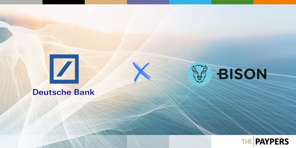 Deutsche Bank partners with BISON to become an additional banking collaborator. 