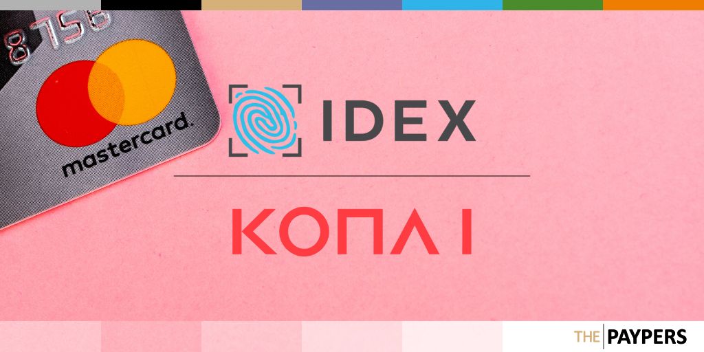 KONA I approved by Mastercard for IDEX Pay biometric cards