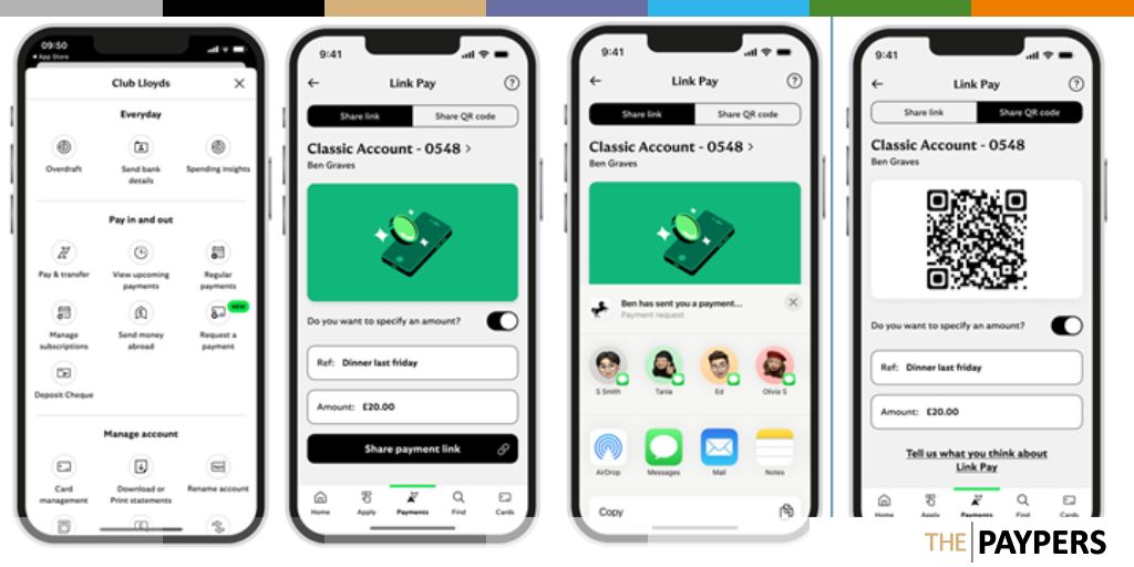 Lloyds’ mobile banking app integrated with Link Pay feature 