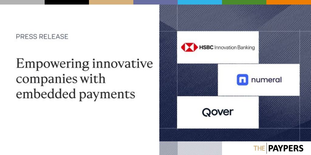 Numeral has partnered with HSBC Innovation Banking in order to enable companies to embed the latter’s payment and account services via Numberal APIs. 