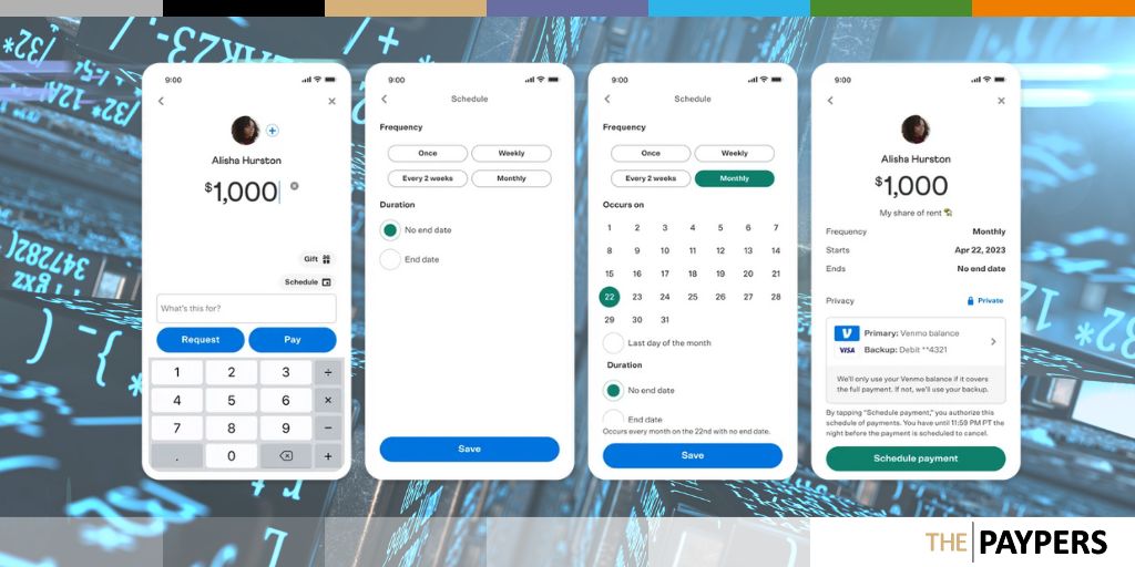 Venmo is introducing a ‘set it and forget it’ feature for scheduling payments and requests on a monthly, weekly, or biweekly basis.