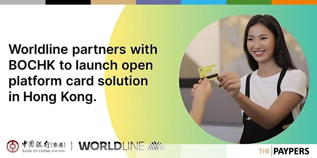 Worldline partners with BOCHK to launch an open platform card solution in Hong Kong.