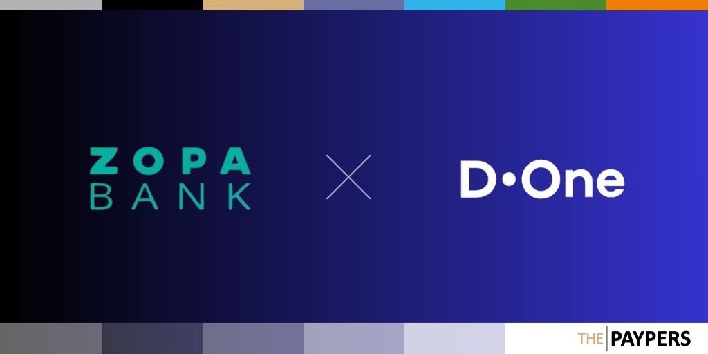 Zopa Bank has announced its partnership with D•One in order to provide Open Banking connectivity and transactions categorisation intelligence.